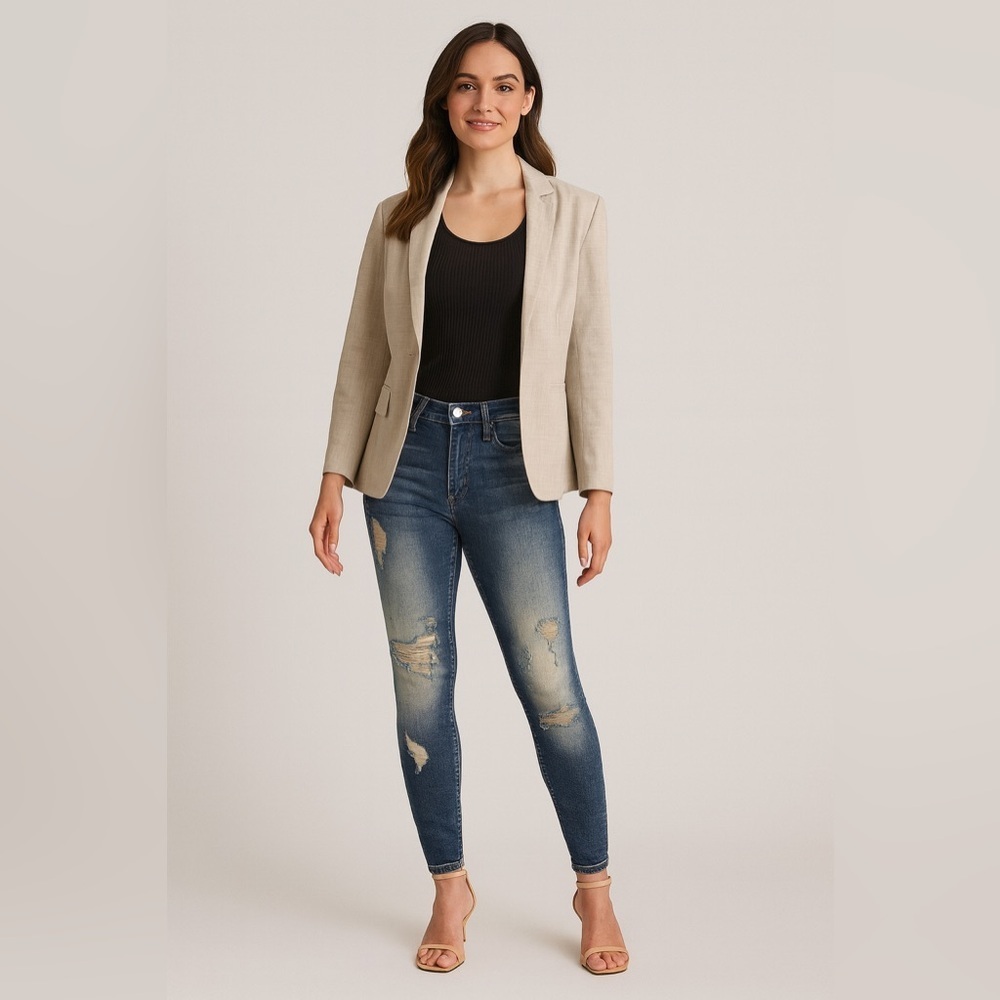 Gilded Intent • NWT $150 Distressed Jeans